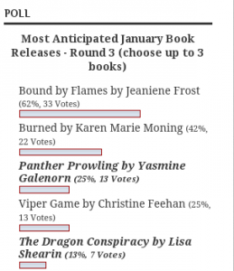 January Book Releases Final Round